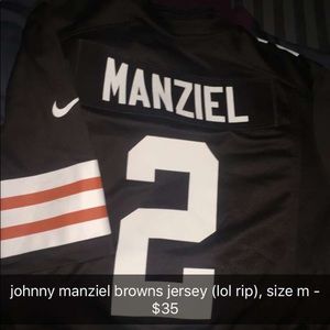 Johnny Manziel Cleveland Browns Jersey
